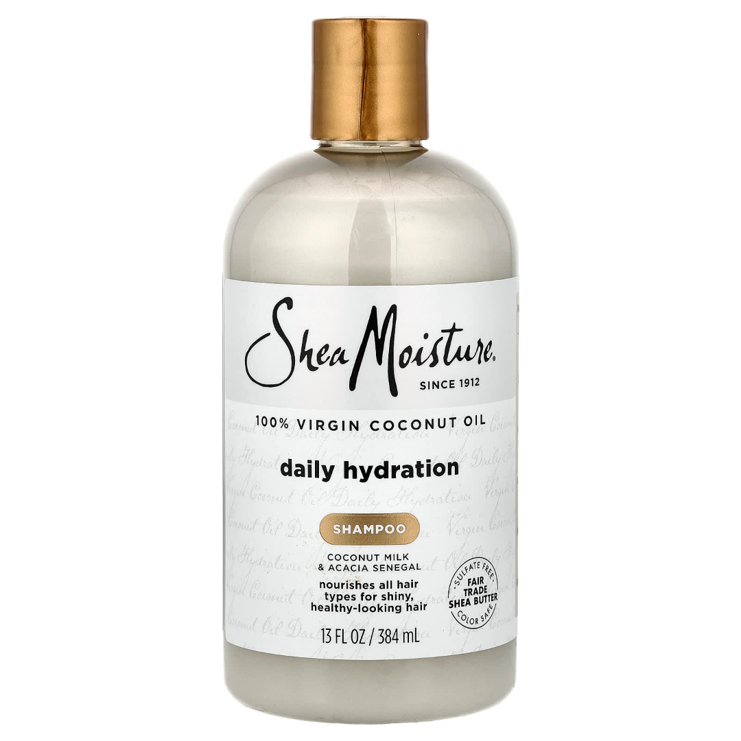 SHEA MOISTURE 100% DAILY HYDRATION SHAMP 384ML